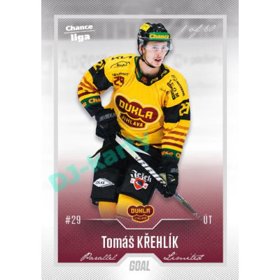 2022/23 Goal Cards Chance Liga 2. série #211 Tomáš Křehlík Silver 1 of 60
