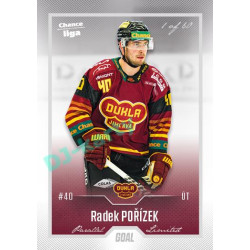 2022/23 Goal Cards Chance Liga 2. série #212 Radek Pořízek Silver 1 of 60