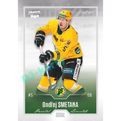 2022/23 Goal Cards Chance Liga 2. série #219 Ondřej Smetana Silver 1 of 60