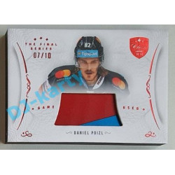 2021/22 OFS The Final Series Daniel Poizl #STI-POD 07/10 Game Used Stick Red