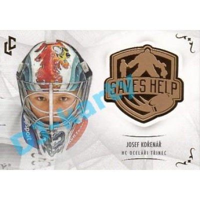 2021 Legendary Cards Saves Help #SH-021 Josef Kořenář