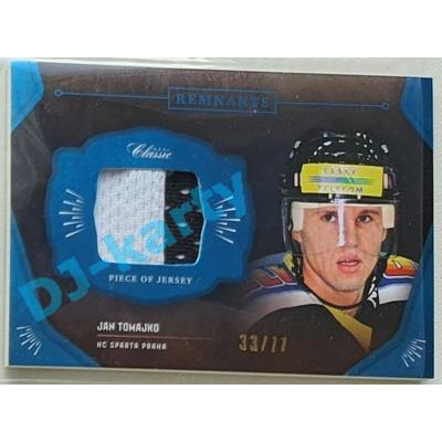 2020/21 OFS 2. série Jan Tomajko #RPS-JTO 33/77 Game Used Remnants