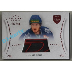 2021/22 OFS The Final Series Tomáš Pitule #STI-PIT 07/10 Game Used Red