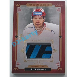 2021 OFS Kingdom of Lions Petr Koukal #S20 2/5 Piece of Stick GOLD
