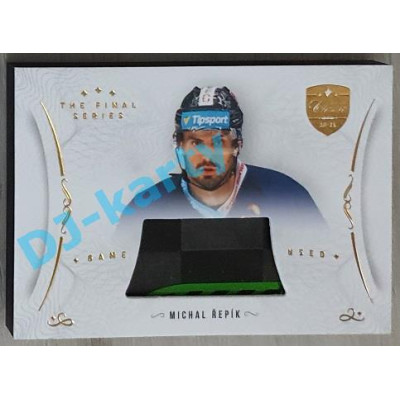 2021/22 OFS The Final Series Michal Řepík #STI-REM Game Used Stick Gold PROMO