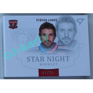 2021/22 Sportzoo TIPSPORT ELH 2. série #SN-SL Štěpán Lukeš Star Night Booklet 21/25
