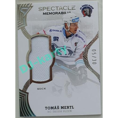 2021/22 Sportzoo TIPSPORT ELH 2. série #SR-ME Tomáš Mertl Spectable Memorabilia 05/30