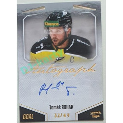 2022/23 Goal Cards Chance Liga 1. série #A-17 Tomáš Rohan Autograph 32/49