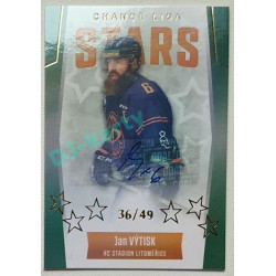 2022/23 Goal Cards Chance Liga 1. série #ST-5 Jan Výtisk Chance Liga Stars Autograph 36/49