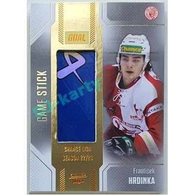 2022/23 Goal Cards Chance Liga 2. série #S-48 František Hrdinka Game Stick 14/35