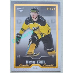 2022/23 Goal Cards Chance Liga Update #421 Michael Krutil Gold xx/23