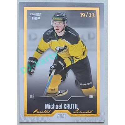 2022/23 Goal Cards Chance Liga Update #421 Michael Krutil Gold xx/23