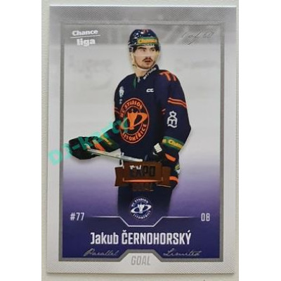 2022/23 Goal Cards Chance Liga 2. série #265 Jakub Černohorský Expo Silver 1 of 3