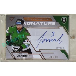 2023/24 Sportzoo ELH 1. série #SL2-AJ Adam Jánošík Authentic Signature Level 2 xx/80