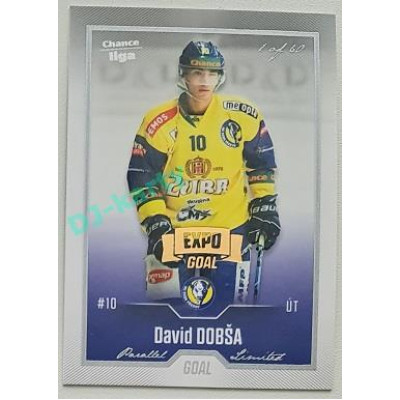 2022/23 Goal Cards Chance Liga 2. série #294 David Dobša Expo Silver 1 of 3