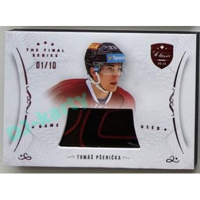 2021/22 OFS The Final Series Tomáš Pšenička #STI-PST 01/10 Game Used Stick Red