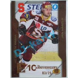 2020/21 OFS 2. série Jan Hanzlík #68 03/25 Buyback Embosed GOLD