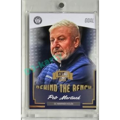 2023/24 Goal cards Chance Liga 2. série #BB-24 Petr Martínek Behind the Bench Expo 1of6