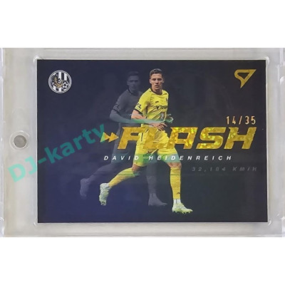 2023/24 Sportzoo Fortuna Liga 1. série #FS-10 David Heidenreich Flash Limited 14/35