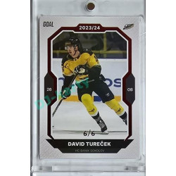 2023/24 Goal cards Chance Liga 1. série #159 David Tureček Red 6/6