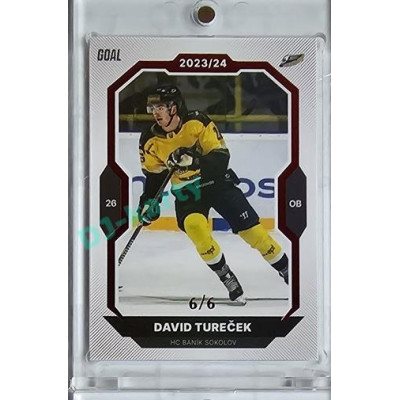 2023/24 Goal cards Chance Liga 1. série #159 David Tureček Red 6/6