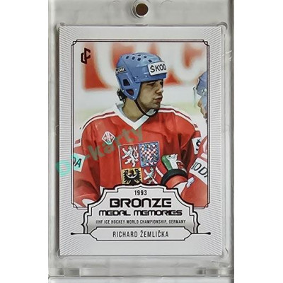 2023 LC Bronze Medal Memories 1993 #13 Richard Žemlička Red parallel xx/49
