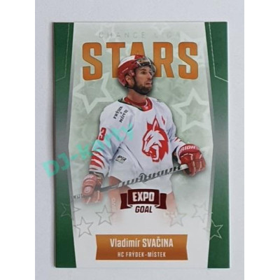 2022/23 Goal Cards Chance #ST-10 Vladimír Svačina Chance Liga Stars Expo x/3