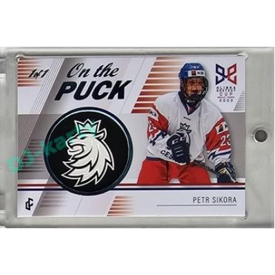 2023/24 Legendary Cards Hlinka Gretzky Cup Young Lions #P-20 Petr Sikora On The Puck Turquoise 1/1