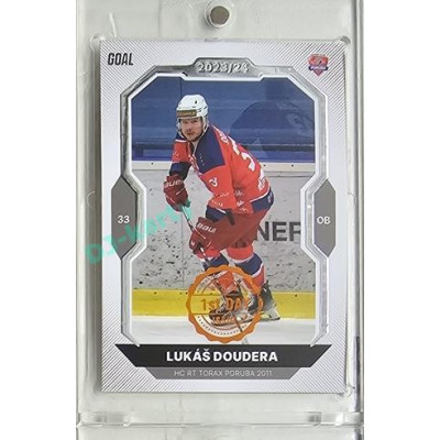 2023/24 Goal cards Chance Liga 1. série #061 Lukáš Doudera 1st day of issue