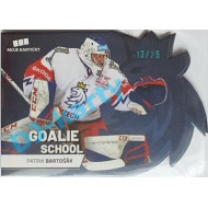 2020 MK reprezentace Patrik Bartošák #5 13/25 Goalie School Die-cut Blue