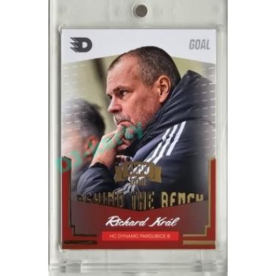 2023/24 Goal cards Chance Liga 2. série #BB-27 Richard Král Behind the Bench Expo 1of6