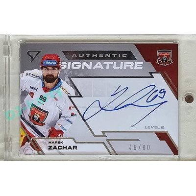2023/24 Sportzoo ELH 1. série #SL2-MZ Marek Zachar Authentic Signature Level 2 xx/80