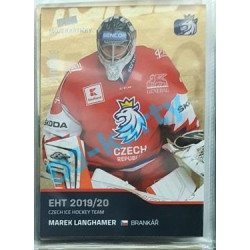 2020 MK reprezentace Marek Langhamer RC EHT #19 Gold Promo