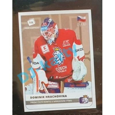 2020 MK Stick Dominik Hrachovina První čisté konto v národním týmu #19 1 of 10 Silver