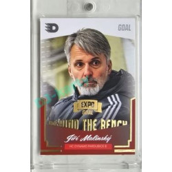 2023/24 Goal cards Chance Liga 2. série #BB-28 Jiří Malinský Behind the Bench Expo 1of6