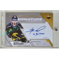 2023/24 Sportzoo ELH 1. série #SL1-BA Marek Baránek Authentic Signature Level 1 xxx/130