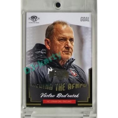 2023/24 Goal cards Chance Liga 2. série #BB-29 Václav Baďouček Behind the Bench Expo 1of6