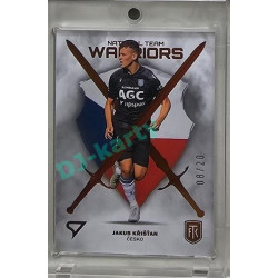 2023/24 Sportzoo Fortuna Liga 2. série #NW-35 Jakub Křišťan National Team Warriors Bronze Sword xx/20