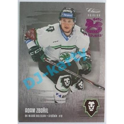 2019/20 OFS Adam Zbořil #140 x/2 Silver Rainbow Expo Pard.