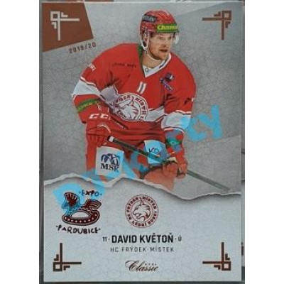 2019/20 OFS Chance liga David Květoň #167 x/6 Expo Pard.