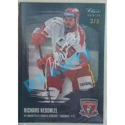 2019/20 OFS Richard Nedomlel #84 3/5 Black Rainbow Signature