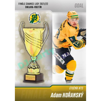 2022/23 Goal Cards Chance Liga 1. série #V-21 Adam Hořanský Finále 2022