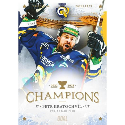 2023 Goal Cards Zlín Champions #21 Petr Kratochvíl
