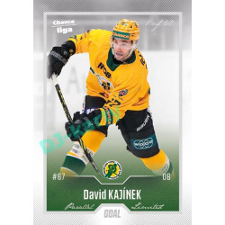2022/23 Goal Cards Chance Liga 2. série #222 David Kajínek Silver 1 of 60