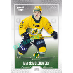 2022/23 Goal Cards Chance Liga 2. série #227 Marek Melenovský Silver 1 of 60