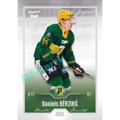 2022/23 Goal Cards Chance Liga 2. série #228 Daniels Berzinš Silver 1 of 60