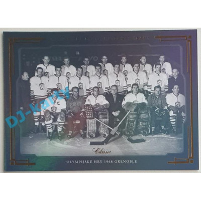 2021/22 OFS The Final Series Olympijské hry 1968 Grenoble #HCNT-24 07/15 History of Czech National Teams Cooper
