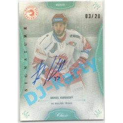 2021/22 OFS The Final Series Daniel Kurovský #292 03/20 Bonus Signature Rainbow