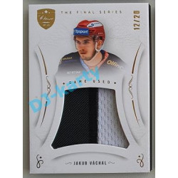2021/22 OFS The Final Series Jakub Váchal #JER-JV 12/20 Game Used Jersey Gold