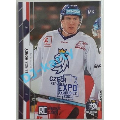 2021 MK reprezentace Luboš Horký RC EHT #9 4/5 Expo Blue